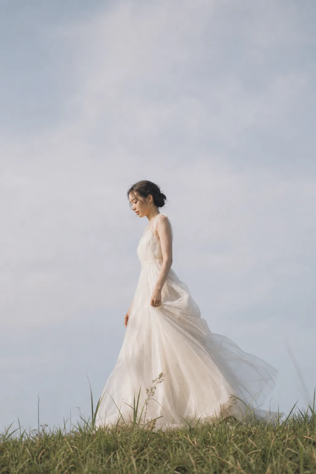 ナチュラルな花嫁ポートレート